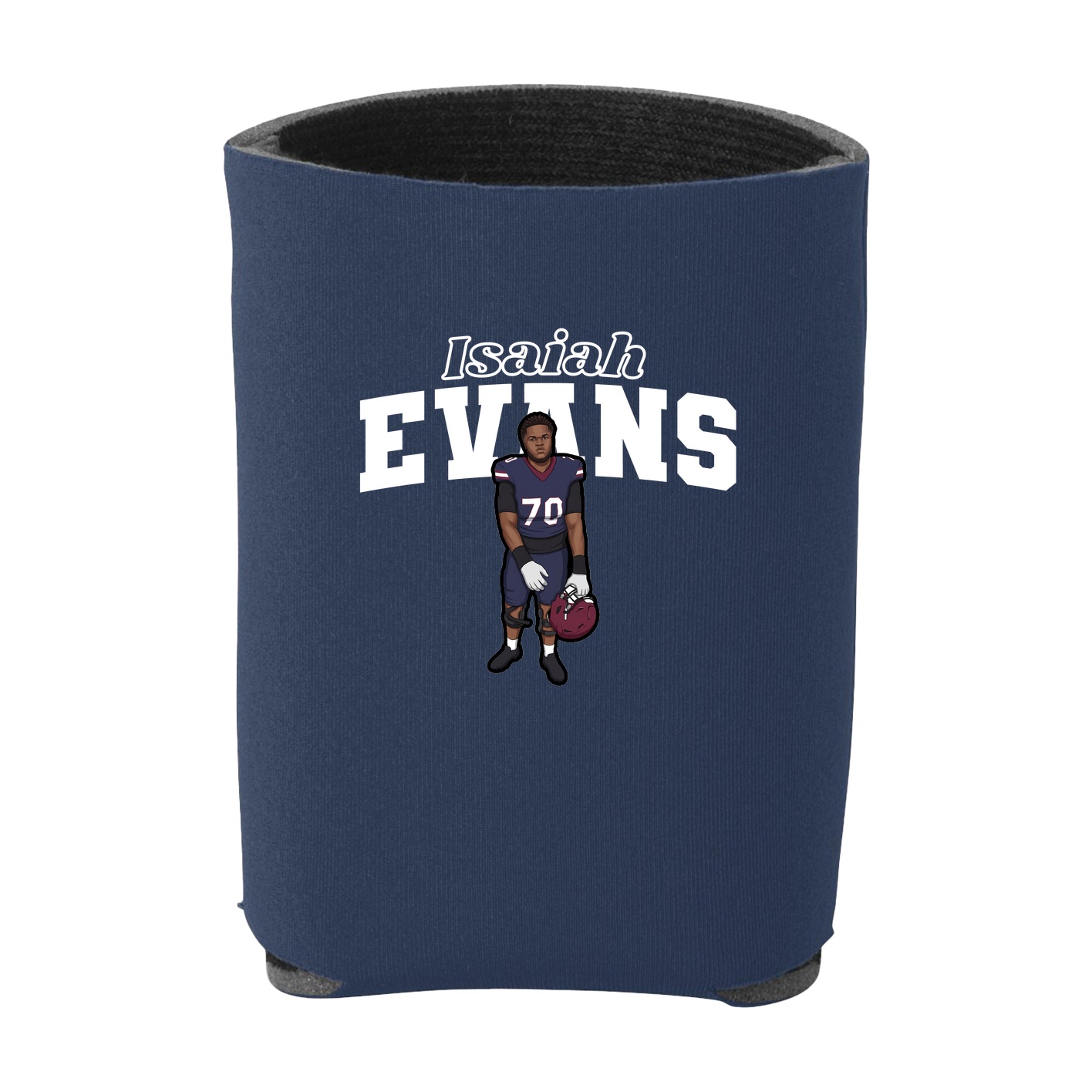 Can Holder — Name Arch in Navy
