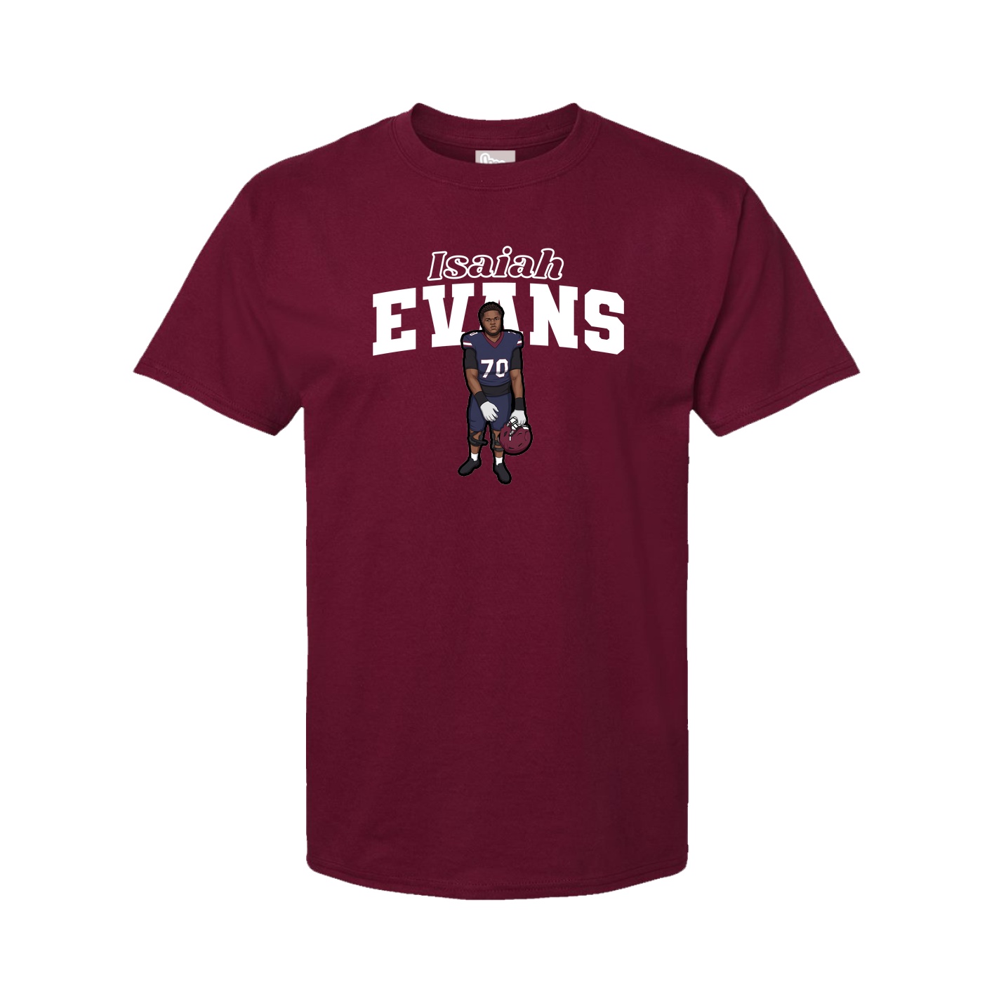 Youth Tee — Name Arch in Cardinal