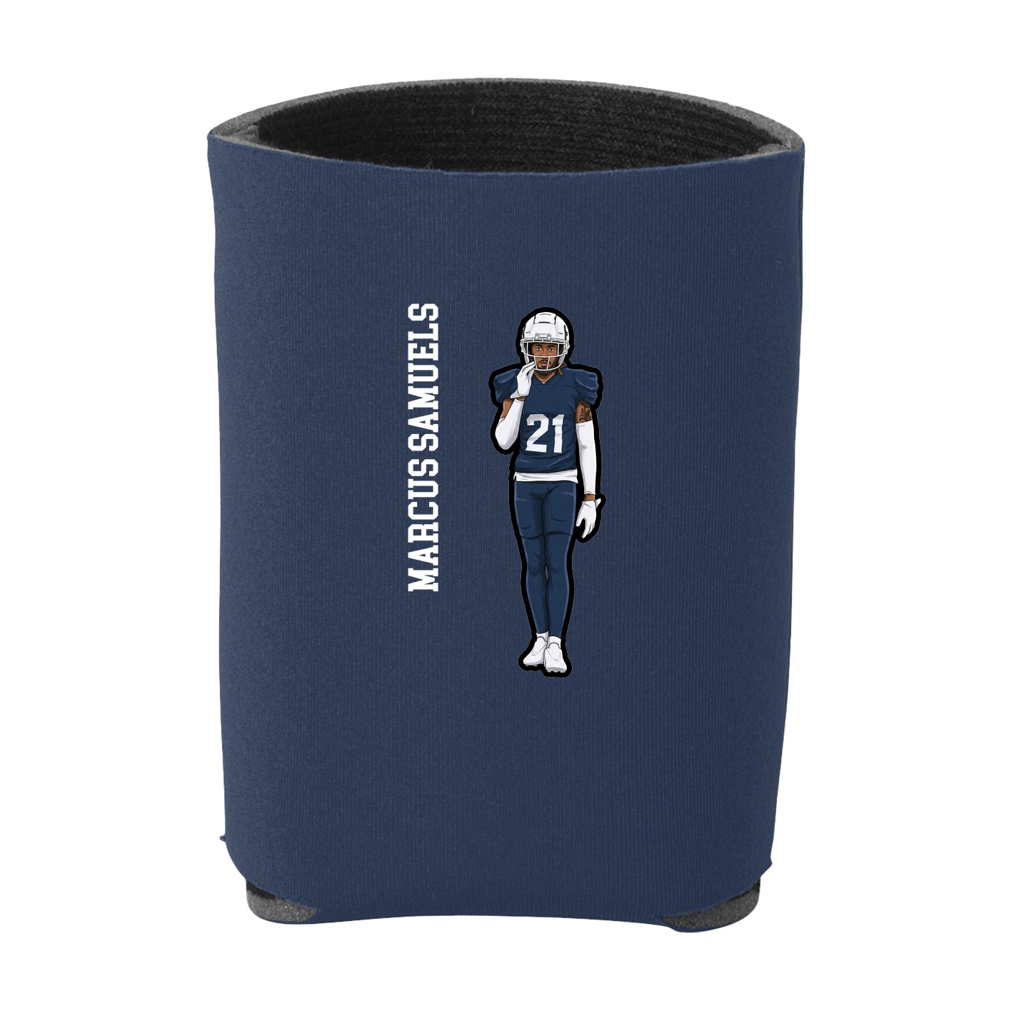 Can Holder — Name Vertical in Navy