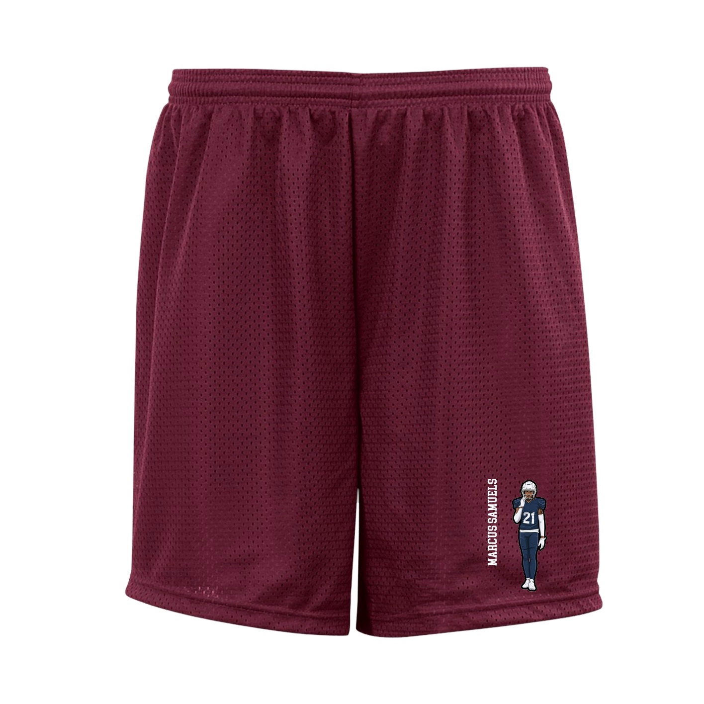 Shorts — Name Vertical in Cardinal