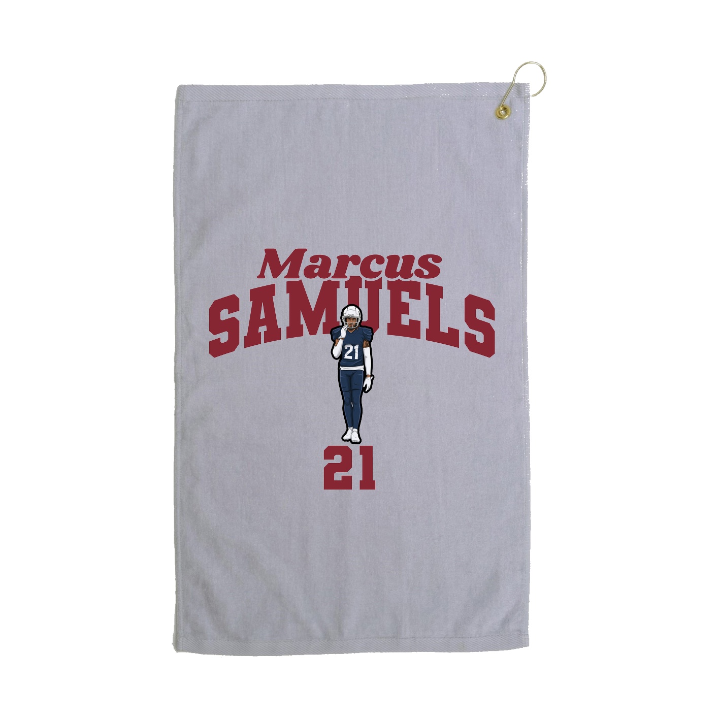 Golf Towel — Signature Arch in Grey