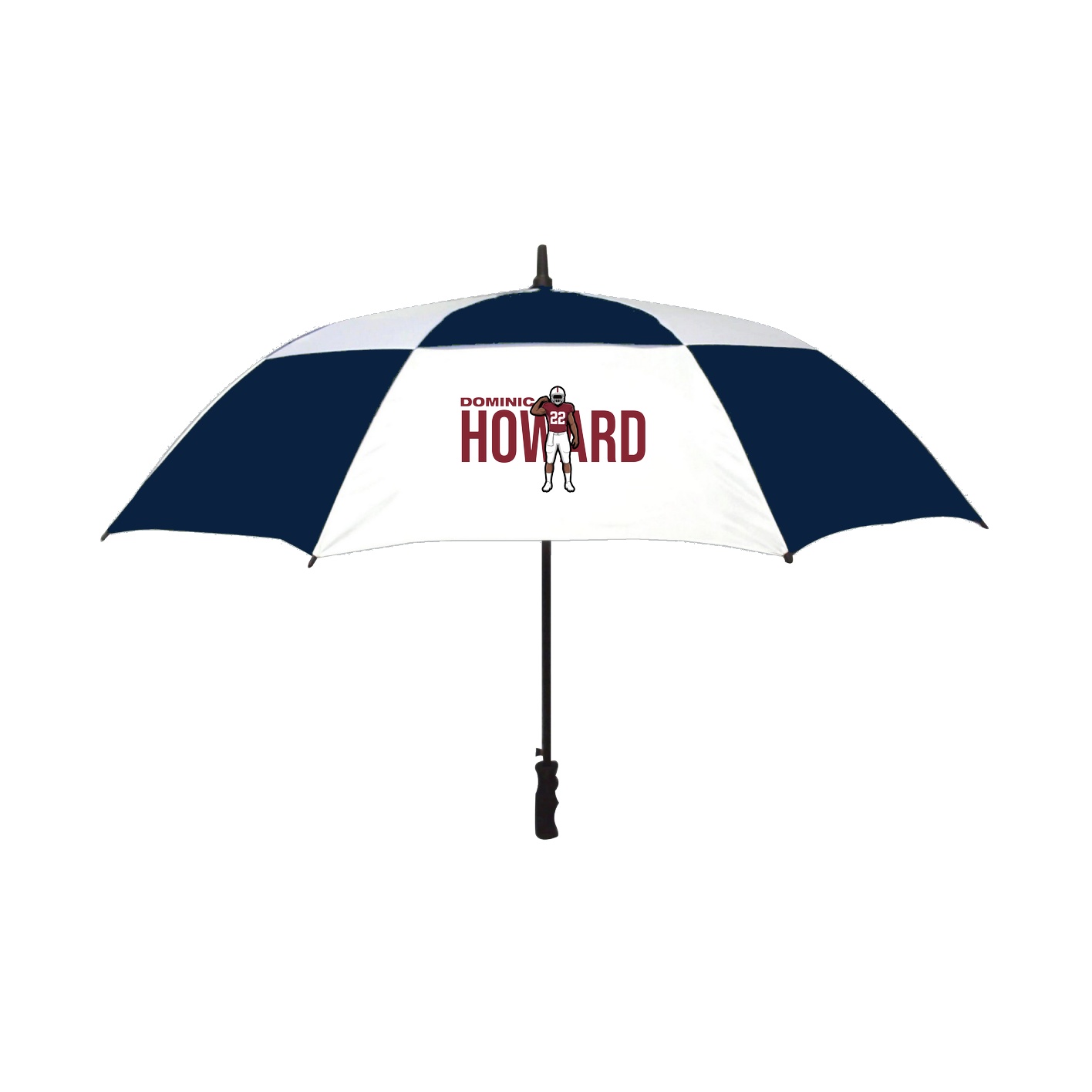 Golf Umbrella — Player Name in Navy