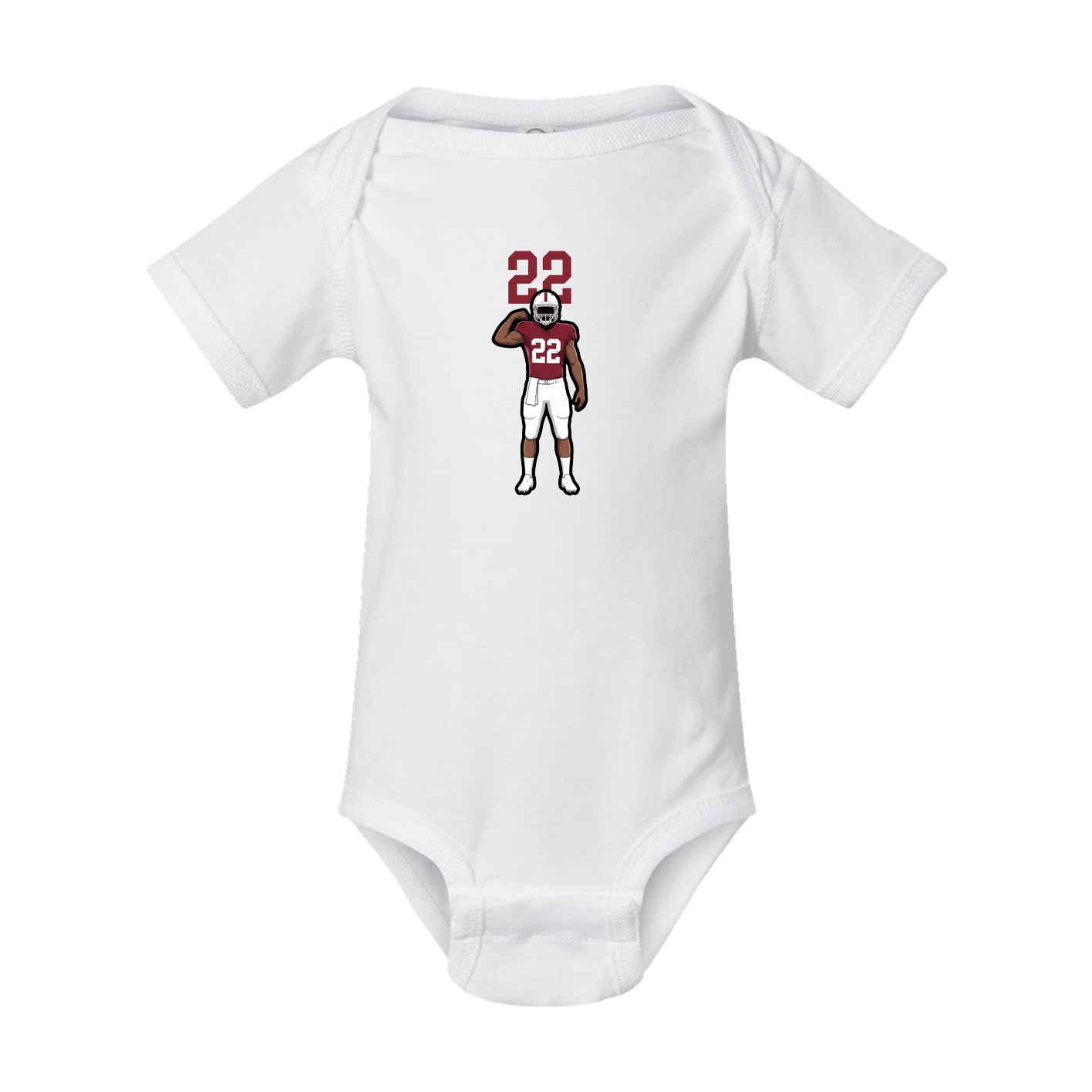 Baby Onesie — Number Top in White