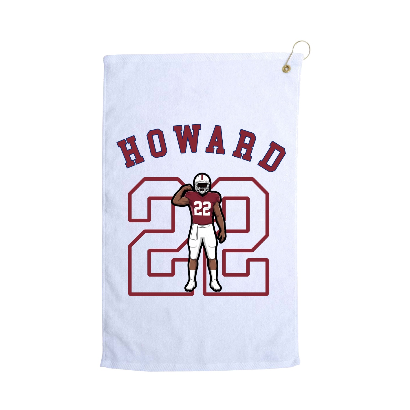 Golf Towel — Shirsey Arch in White