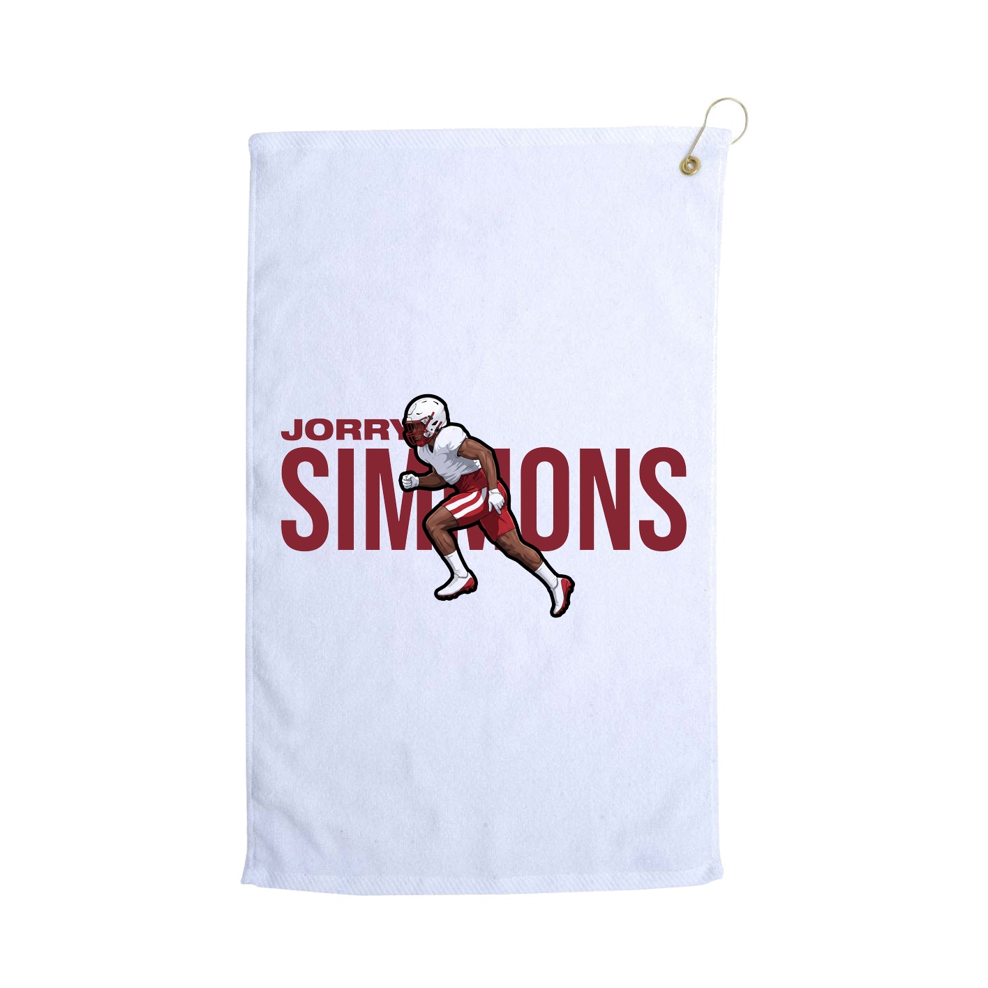Golf Towel — Player Name in White