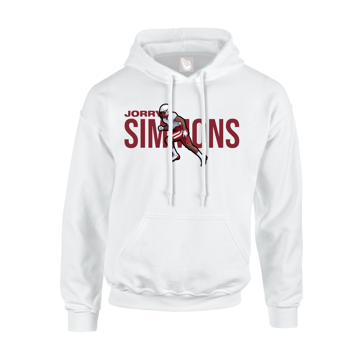 Hoodie — Player Name in White