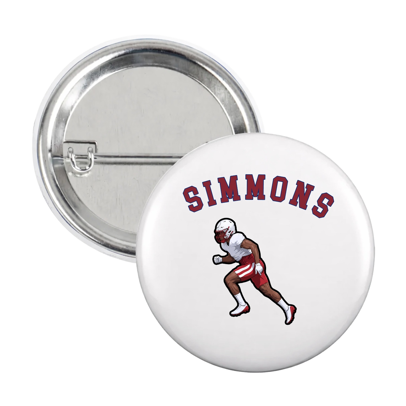 Game Day Button — Shirsey Arch in White