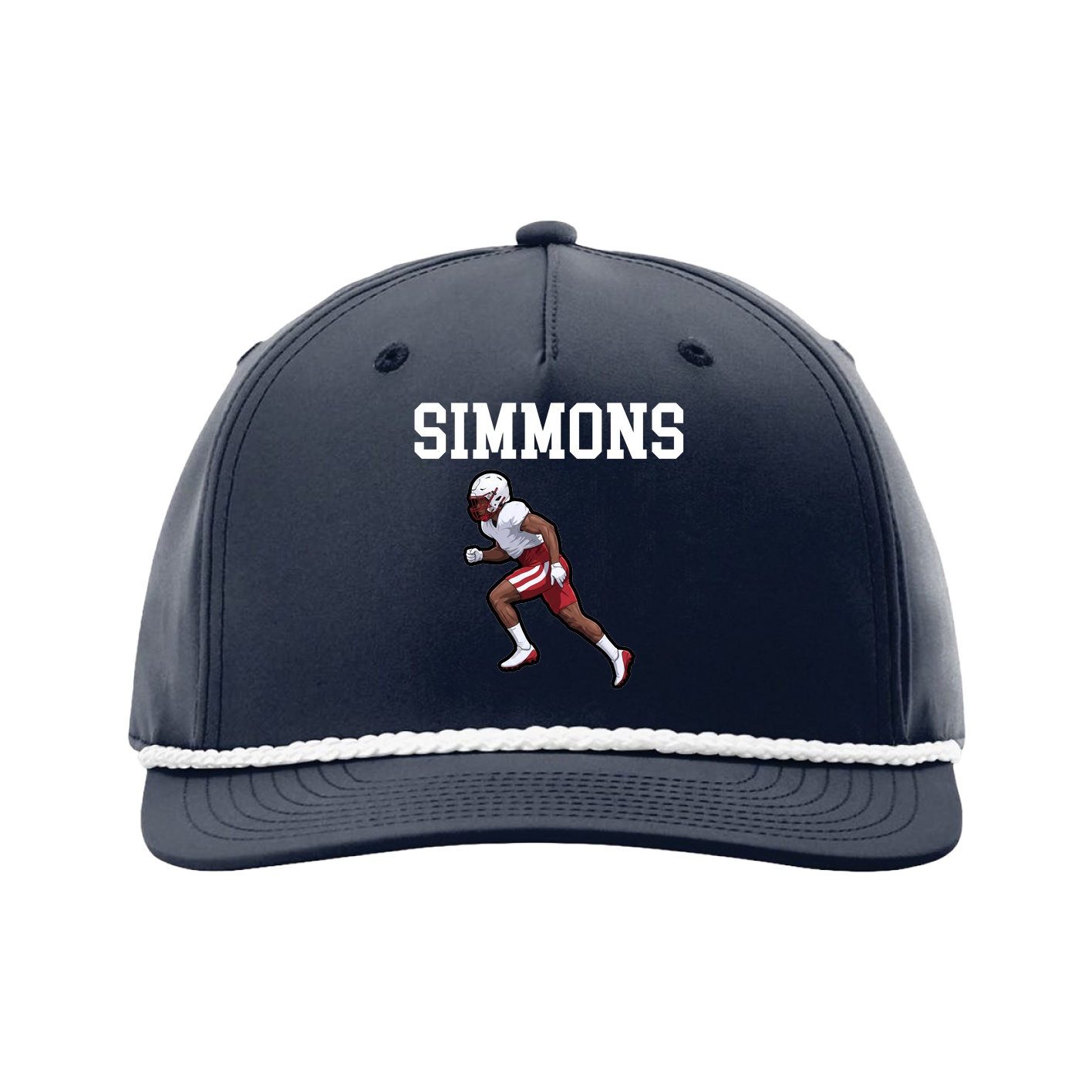Five-Panel Classic Rope Cap — Shirsey in Navy
