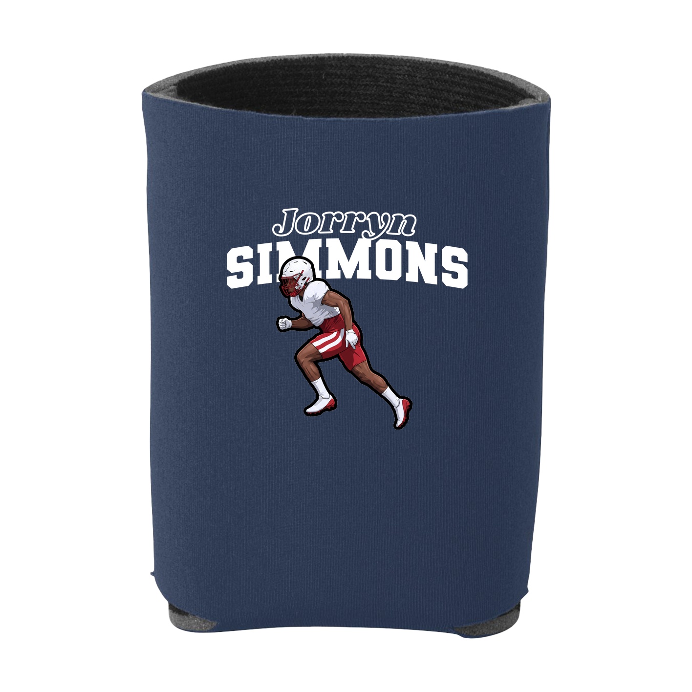 Can Holder — Name Arch in Navy