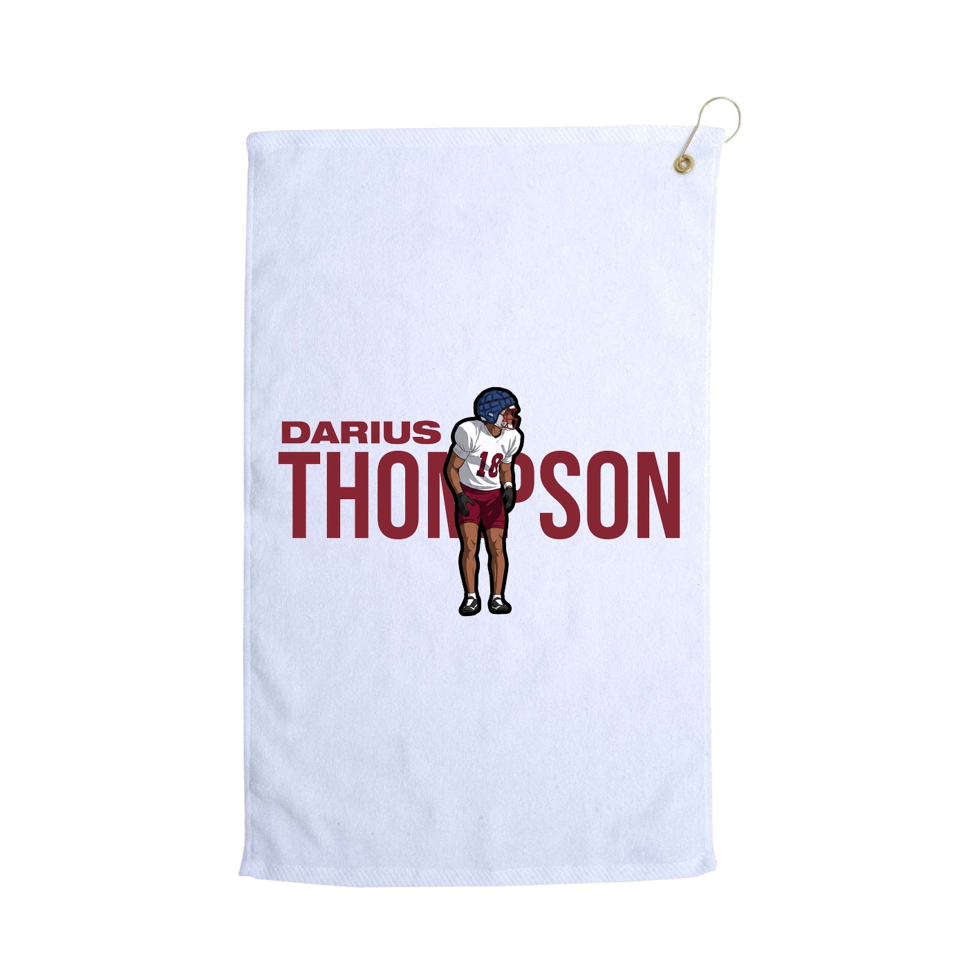 Golf Towel — Player Name in White