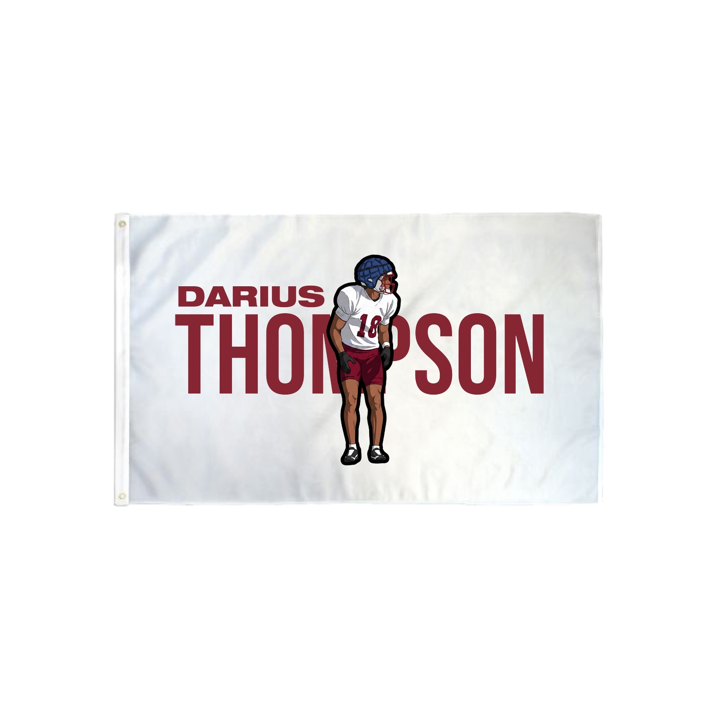 3x5 Flag — Player Name in Classic
