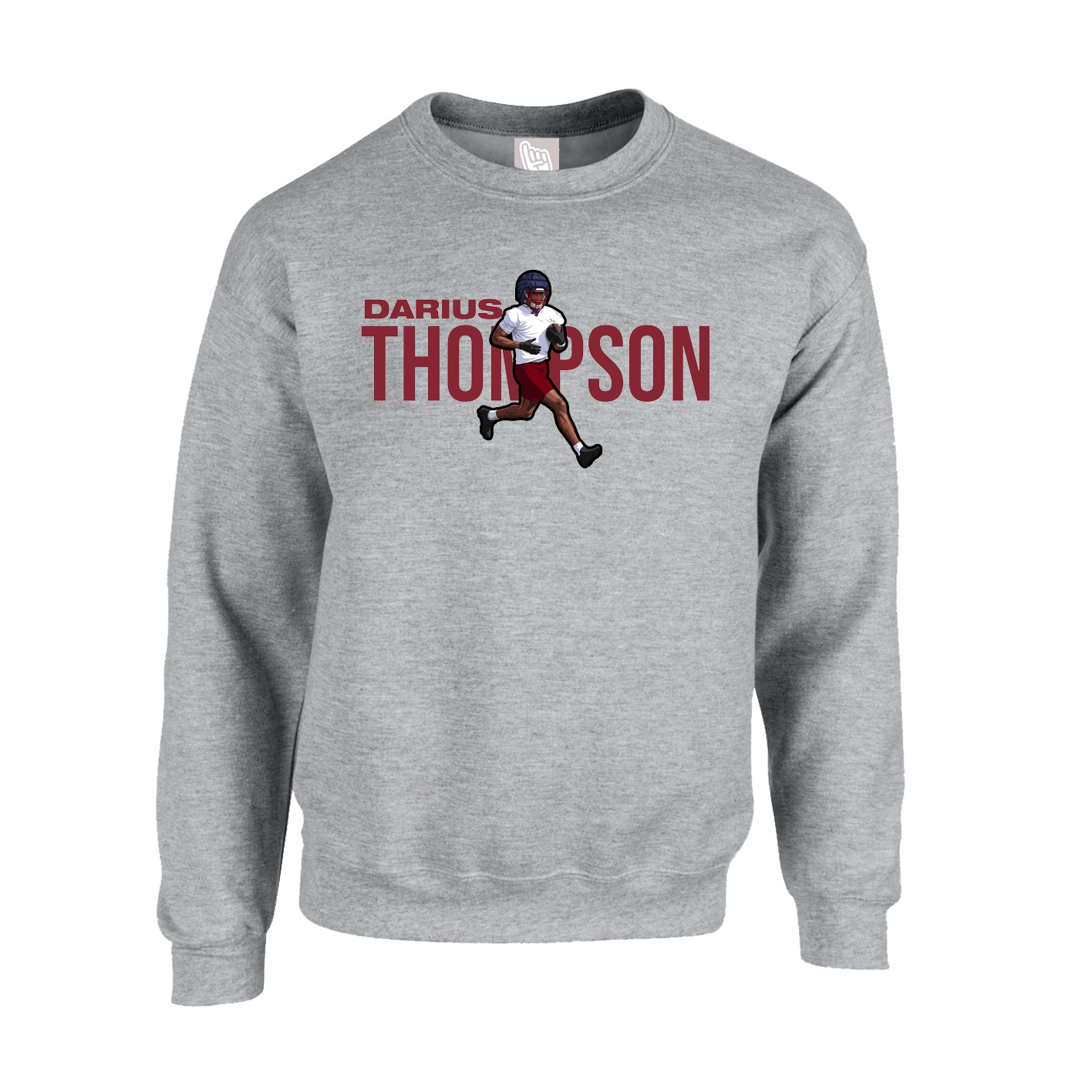Fleece Crew — Player Name in Grey