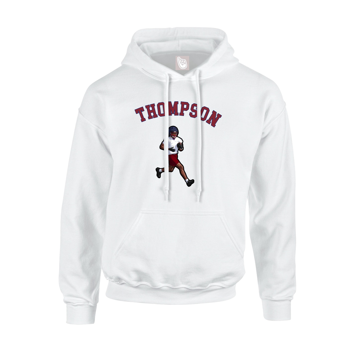 Hoodie — Shirsey Arch in White