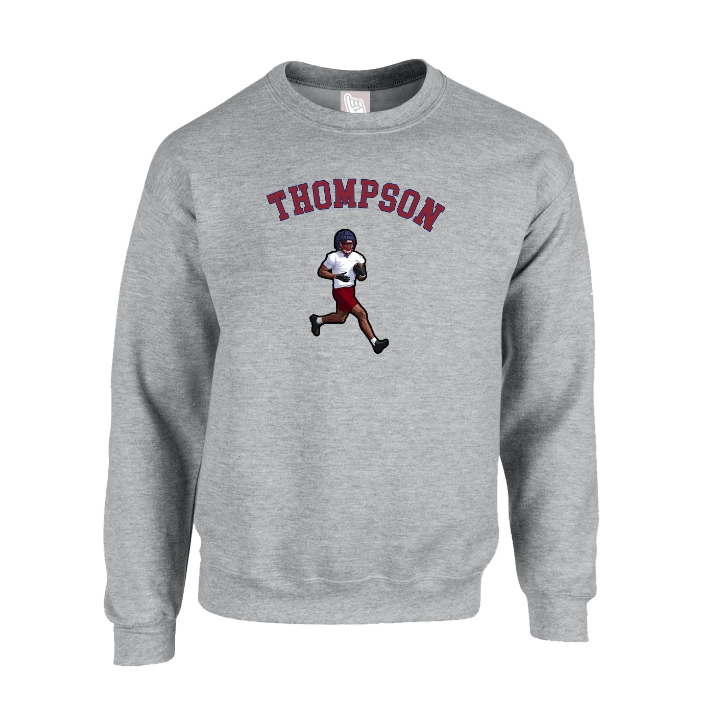 Fleece Crew — Shirsey Arch in Grey