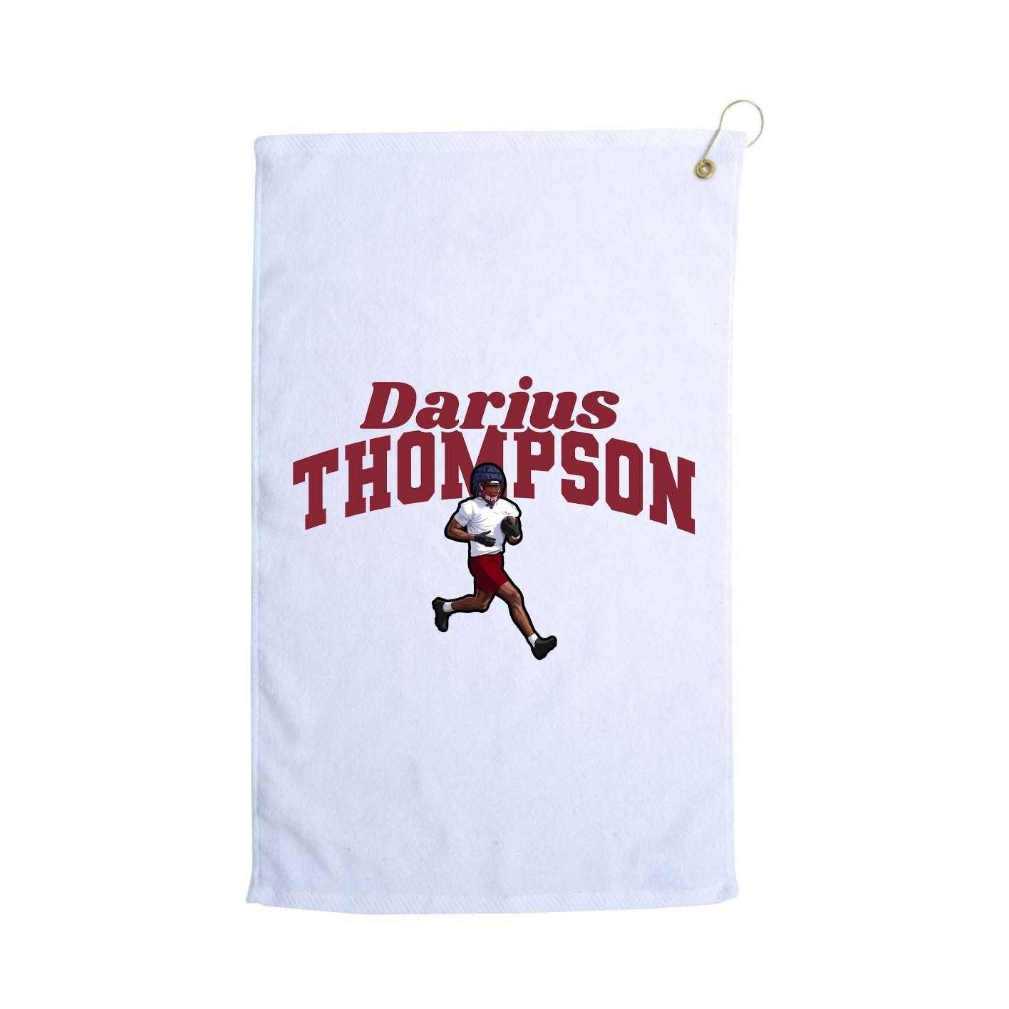 Golf Towel — Signature Arch in White