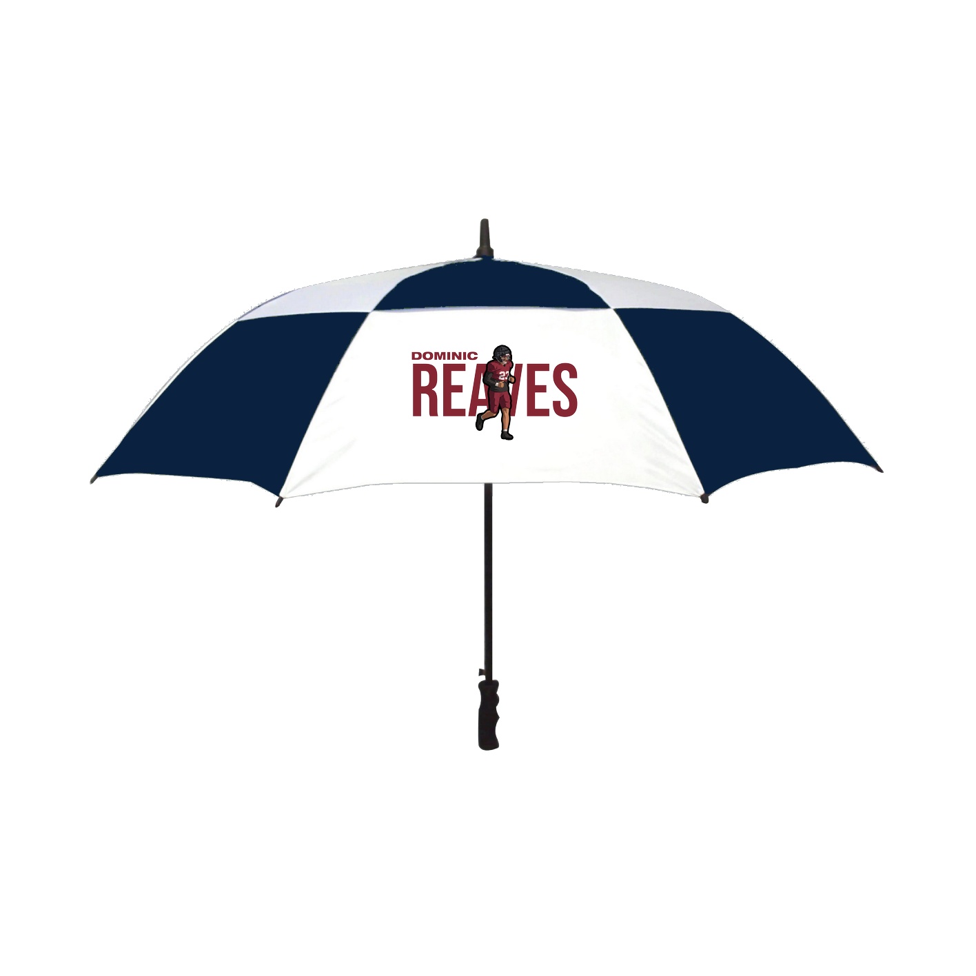 Golf Umbrella — Player Name in Navy