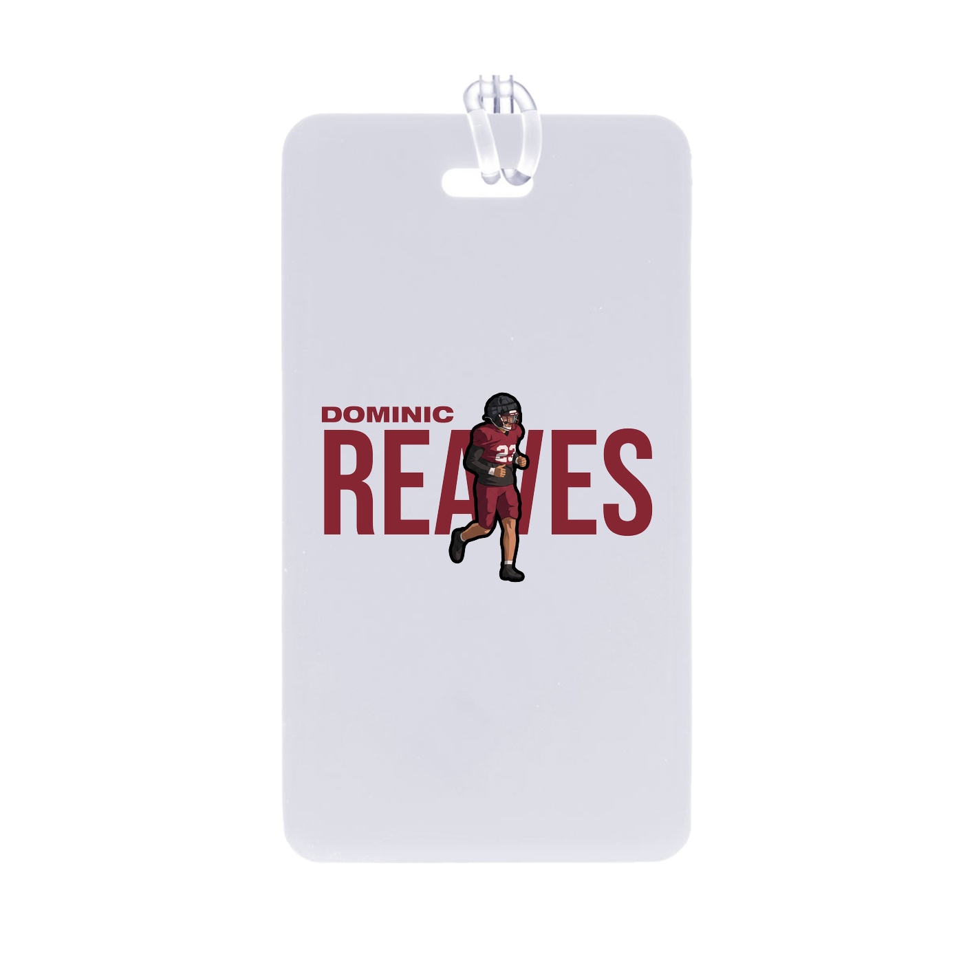 Bag Tag — Player Name in Classic