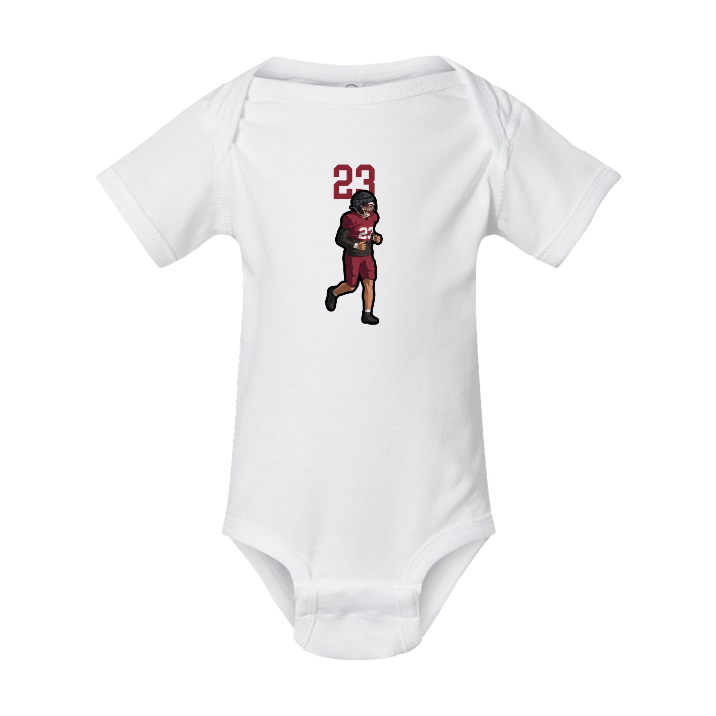 Baby Onesie — Number Top in White