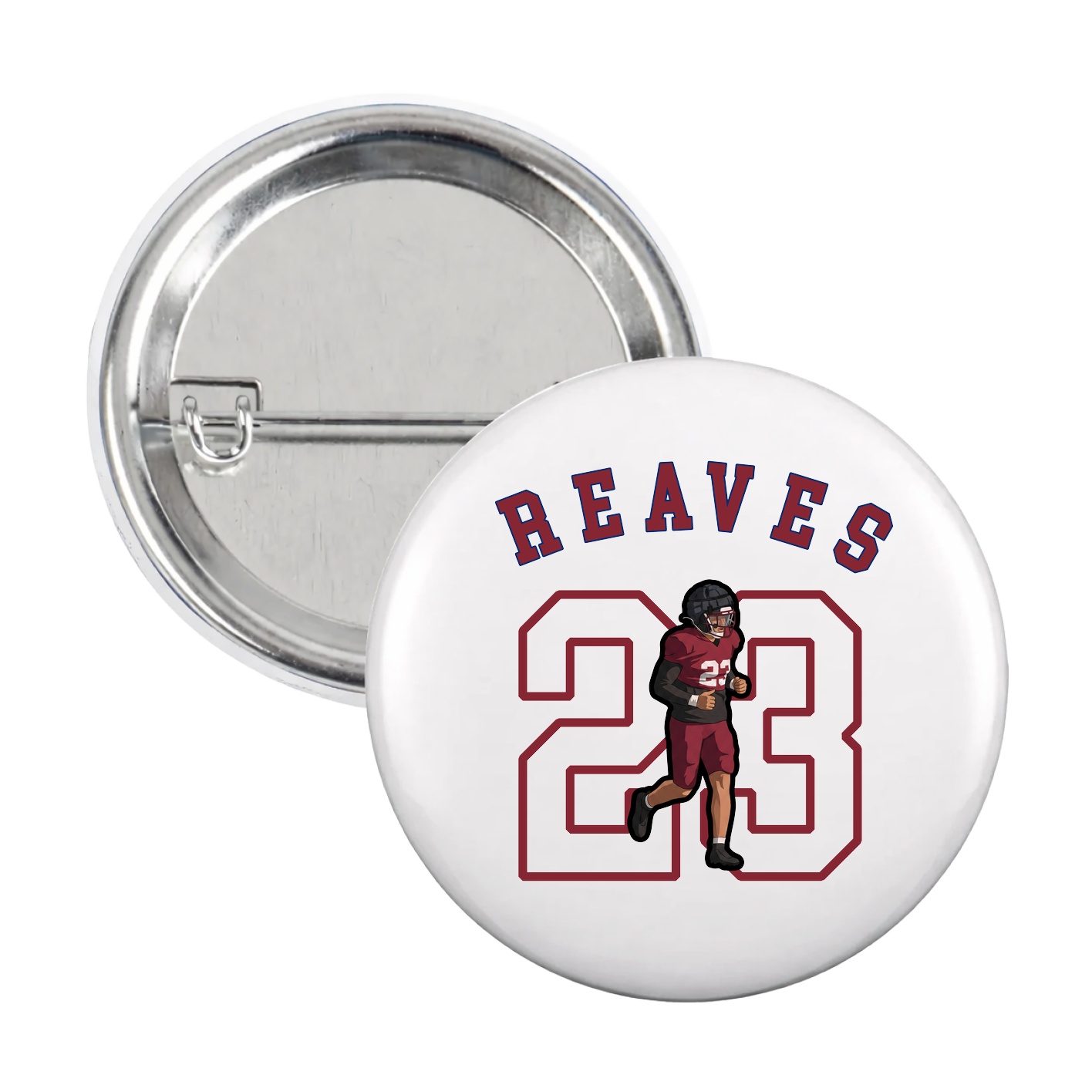 Game Day Button — Shirsey Arch in White