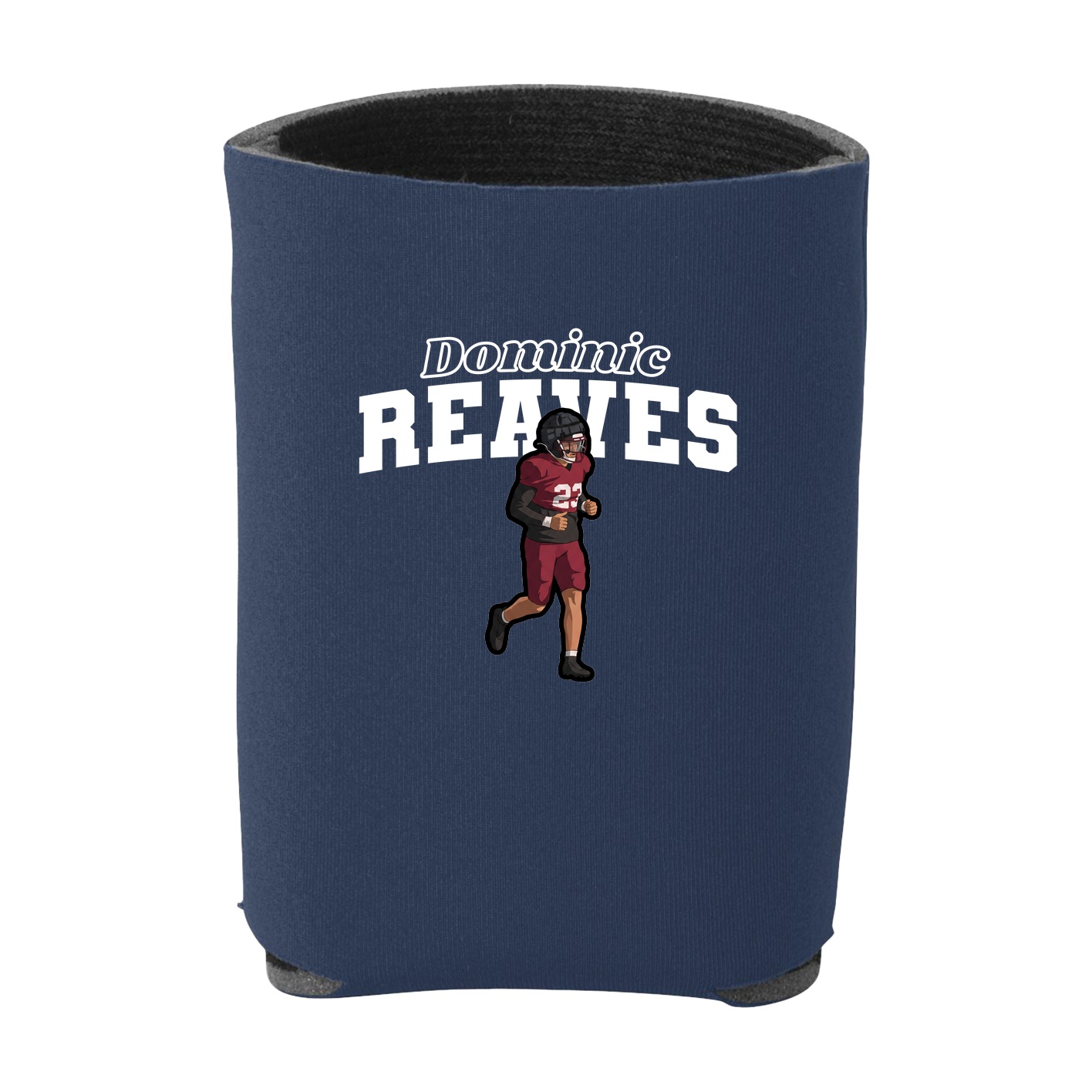 Can Holder — Name Arch in Navy