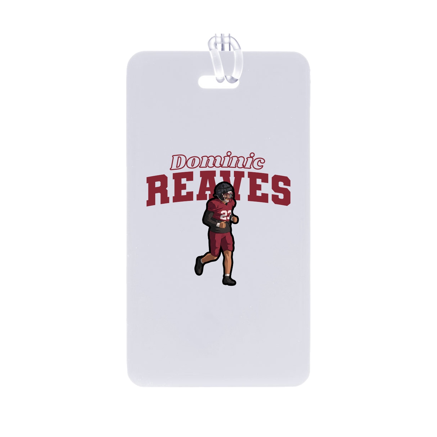 Bag Tag — Name Arch in Classic