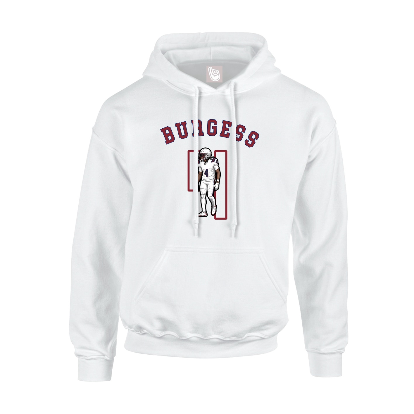 Youth Hoodie — Shirsey Arch in White