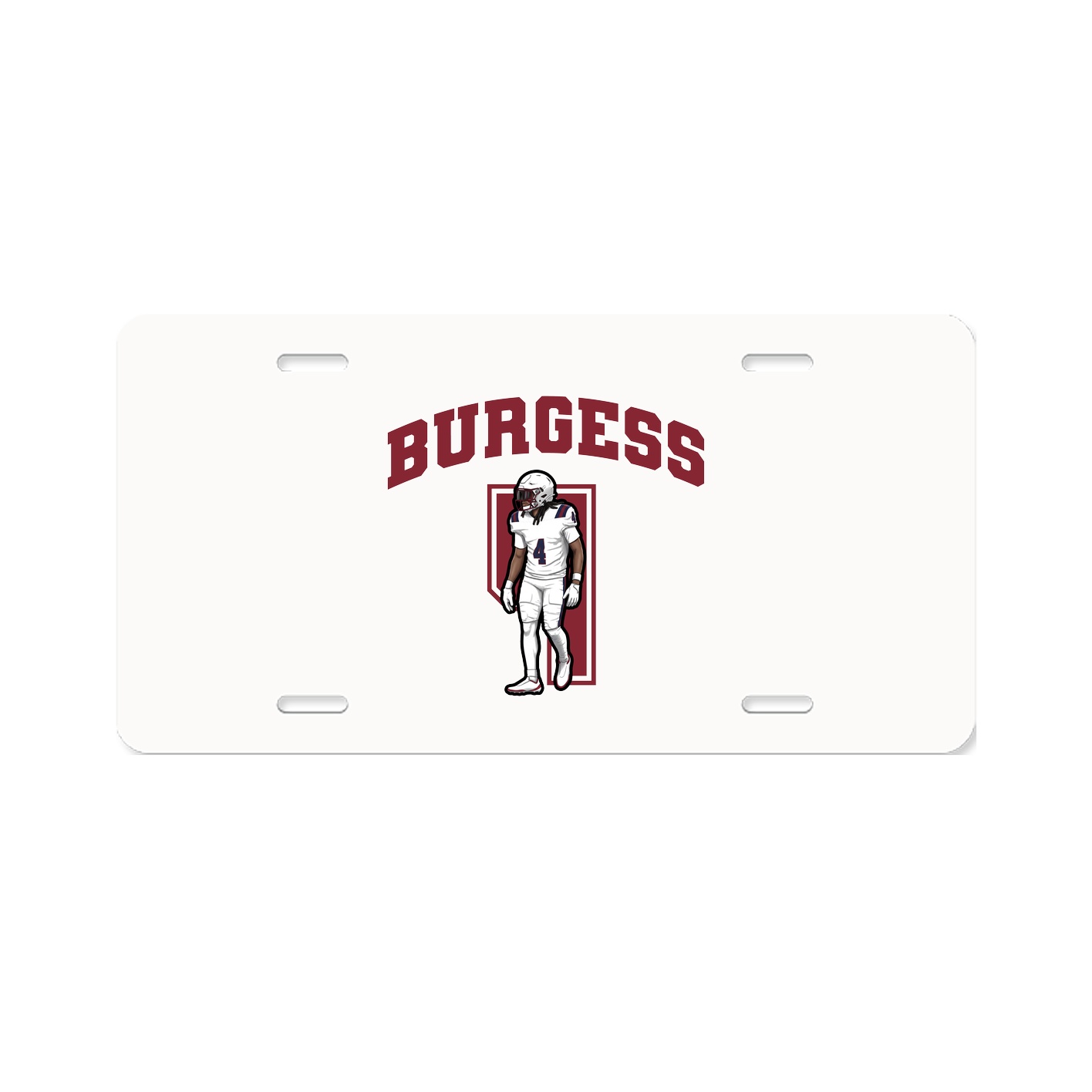 License Plate — Number in Classic