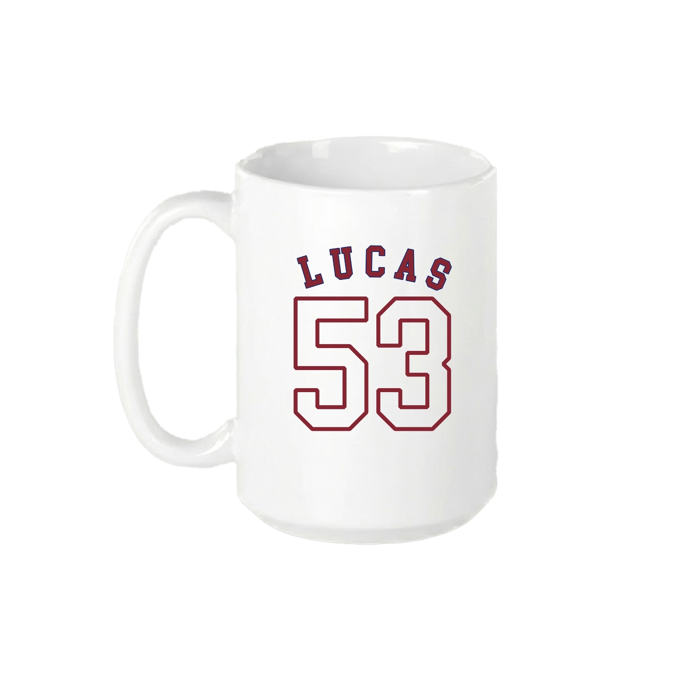 15oz Coffee Mug — Shirsey Arch in White