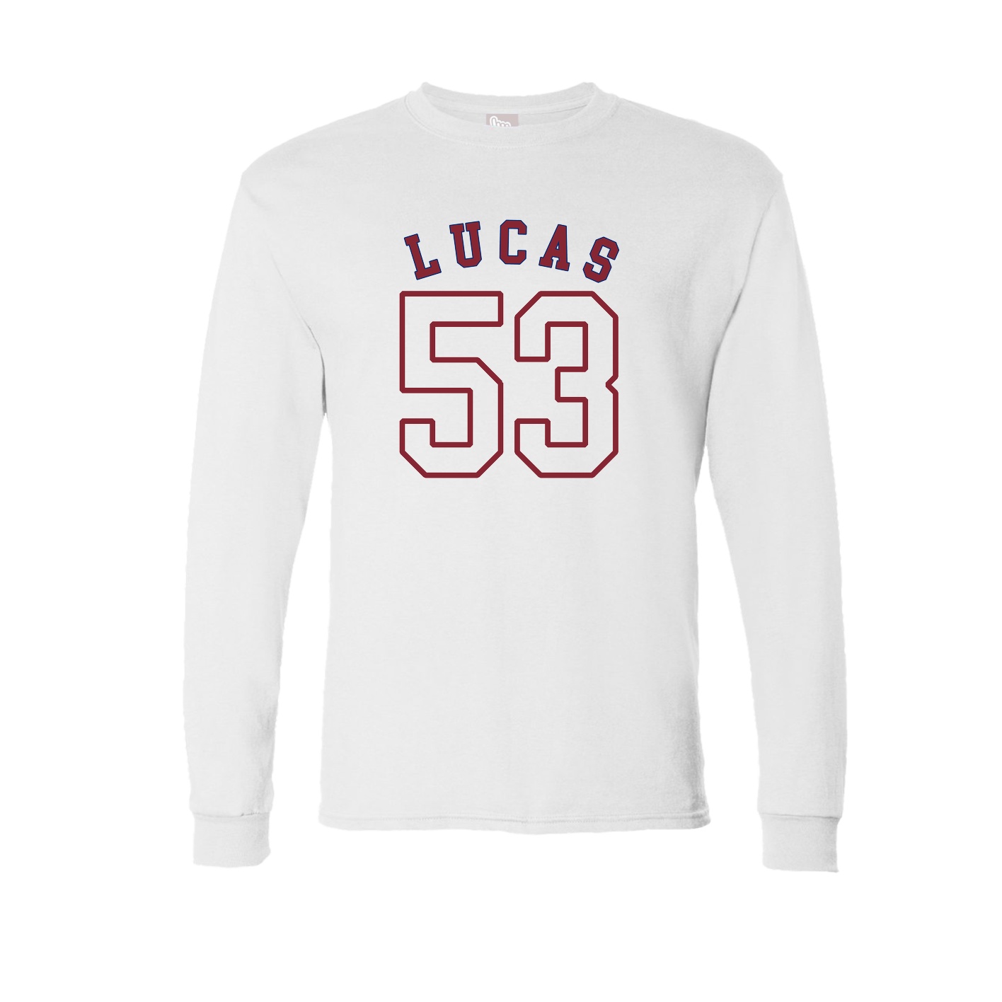 Long Sleeve Tee — Shirsey Arch in White