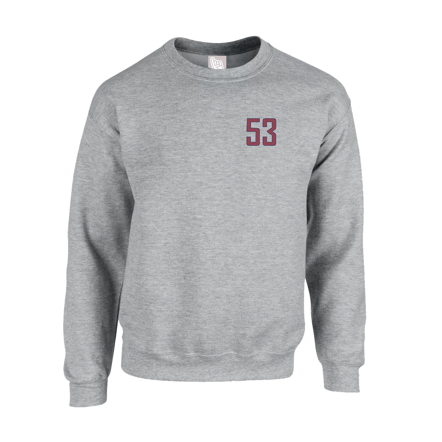 Fleece Crew — Front Shirsy in Grey