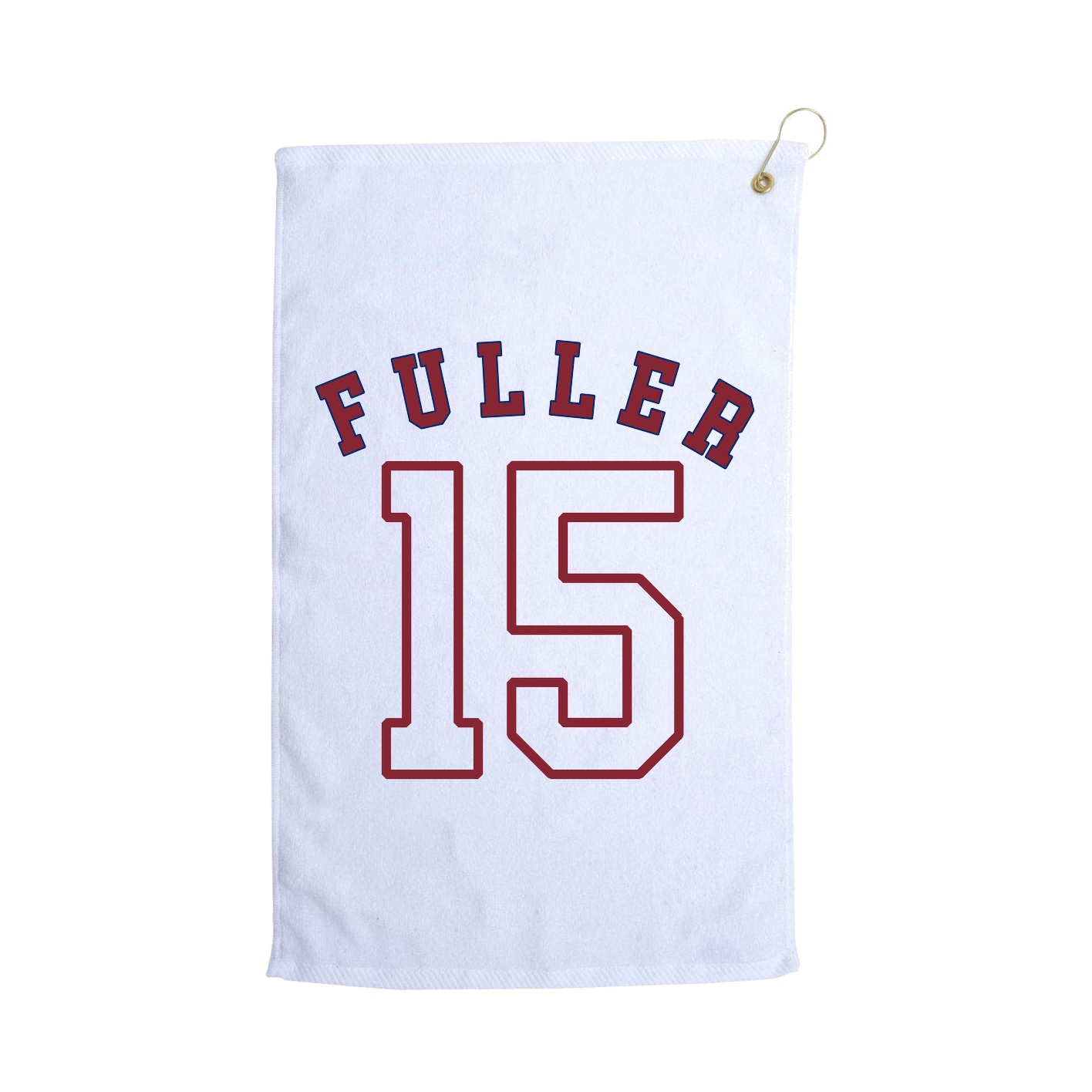 Golf Towel — Shirsey Arch in White