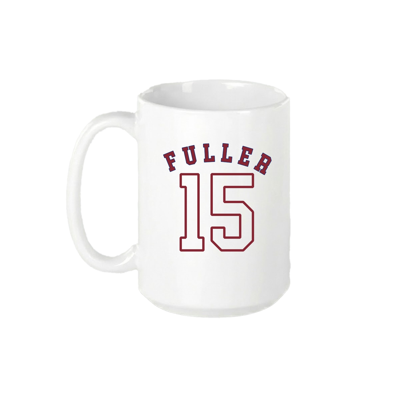 15oz Coffee Mug — Shirsey Arch in White