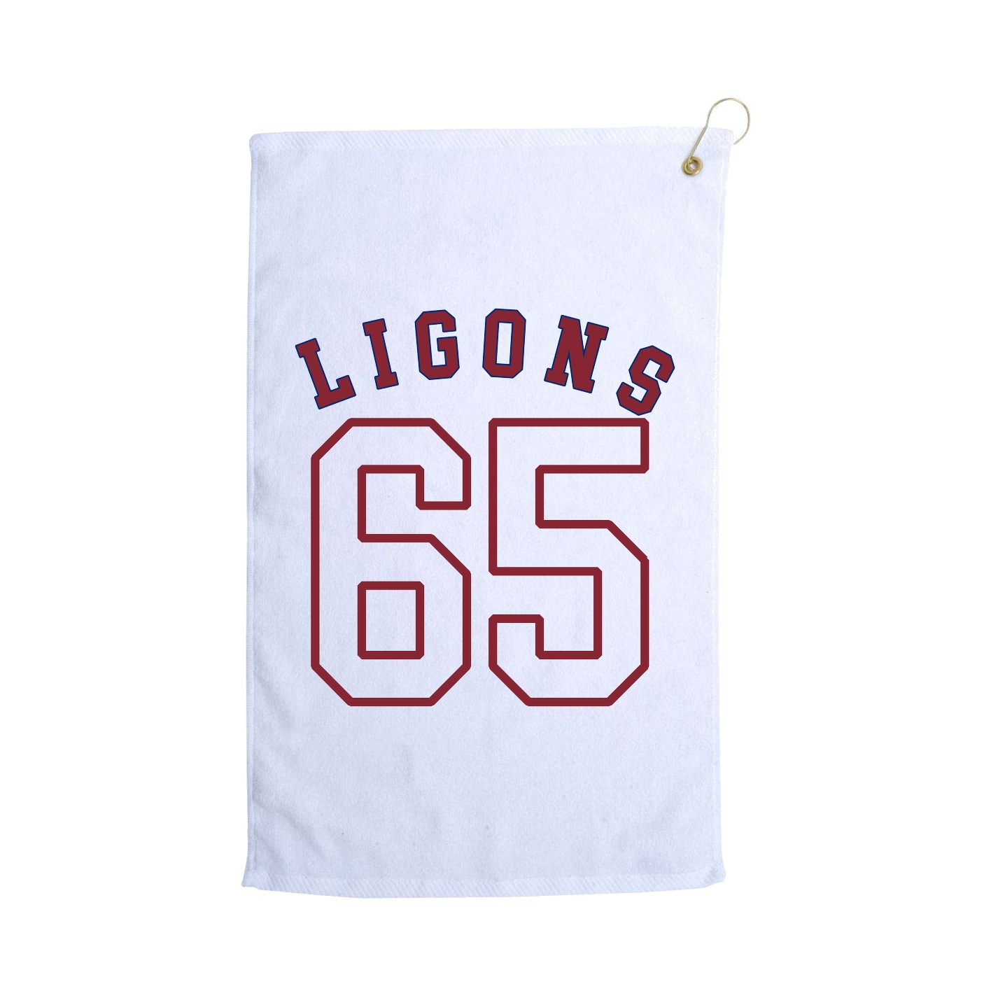 Golf Towel — Shirsey Arch in White