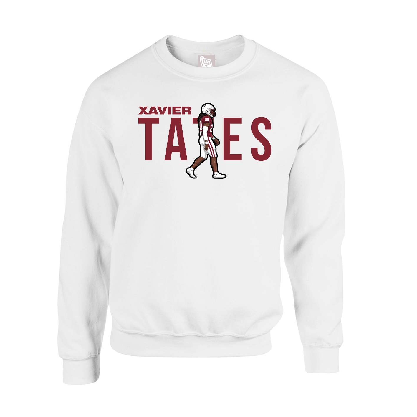 Fleece Crew — Player Name in White