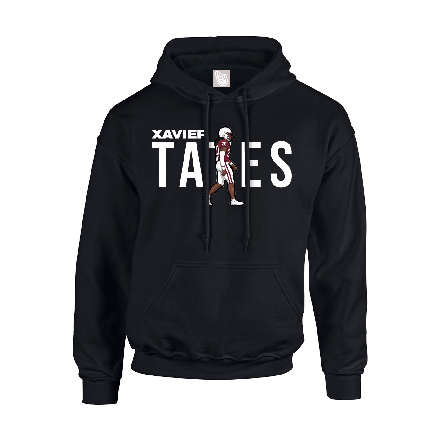 Youth Hoodie — Player Name in Black
