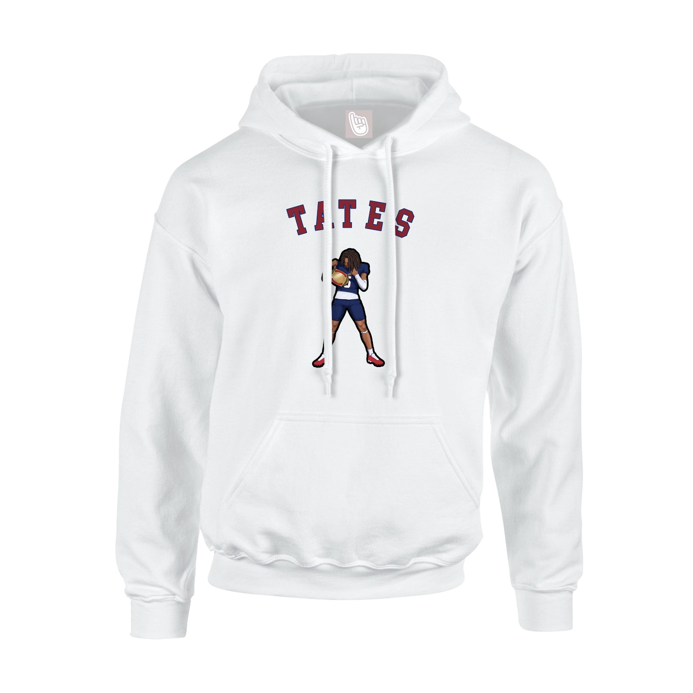 Youth Hoodie — Shirsey Arch in White