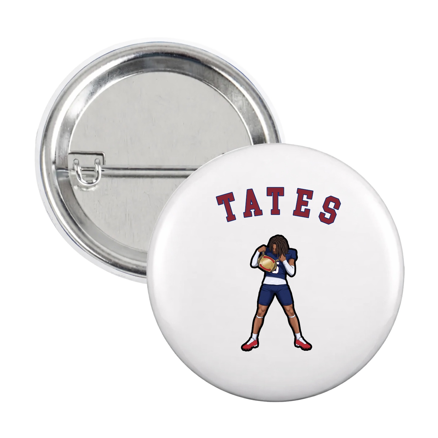 Game Day Button — Shirsey Arch in White