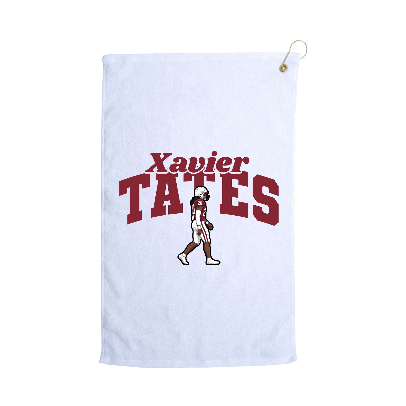 Golf Towel — Signature Arch in White