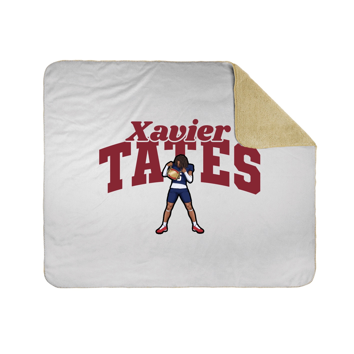 Throw Blanket — Signature Arch in White