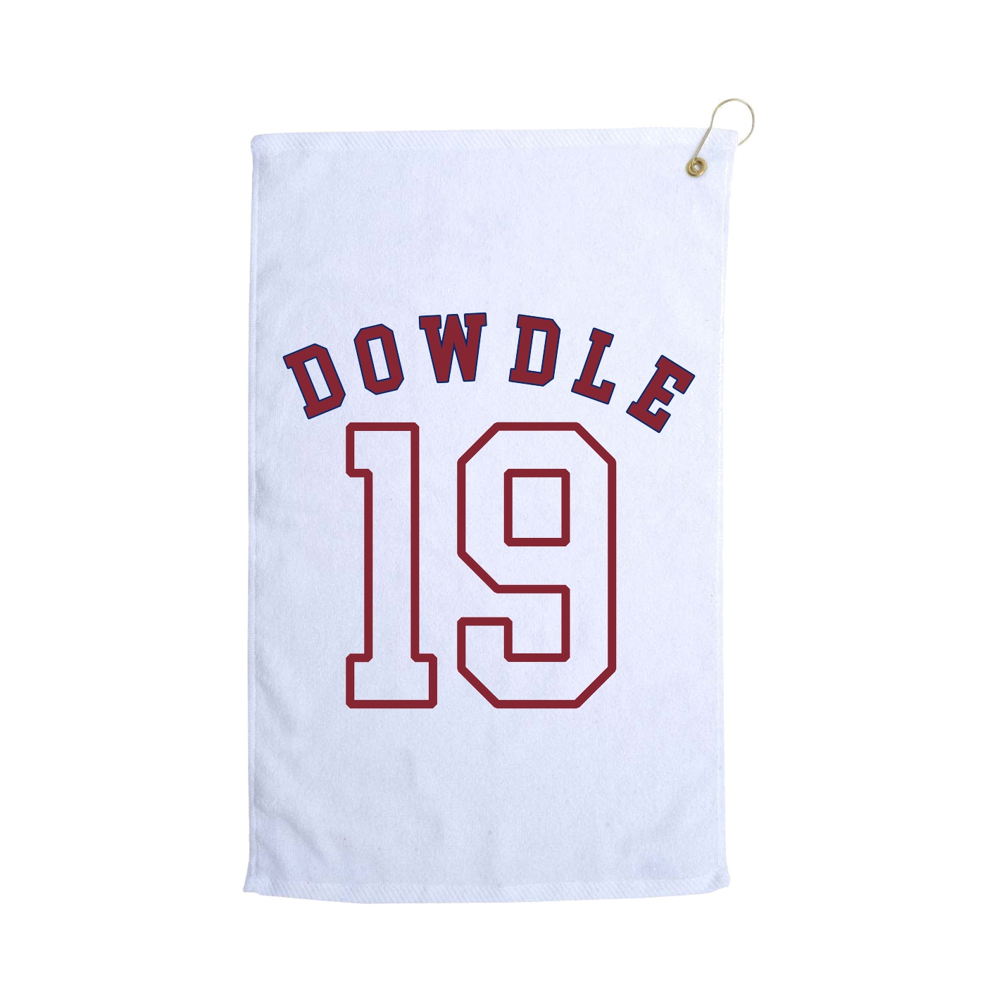 Golf Towel — Shirsey Arch in White