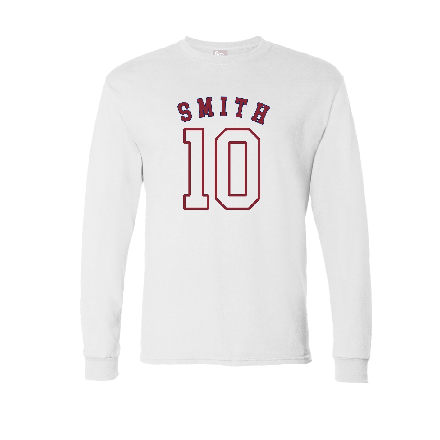 Long Sleeve Tee — Shirsey Arch in White