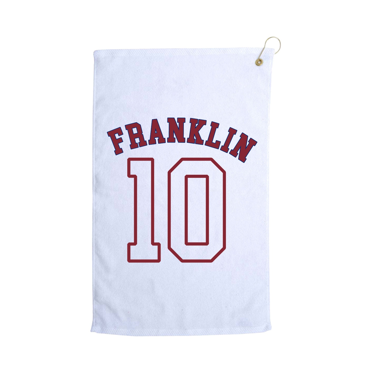 Golf Towel — Shirsey Arch in White
