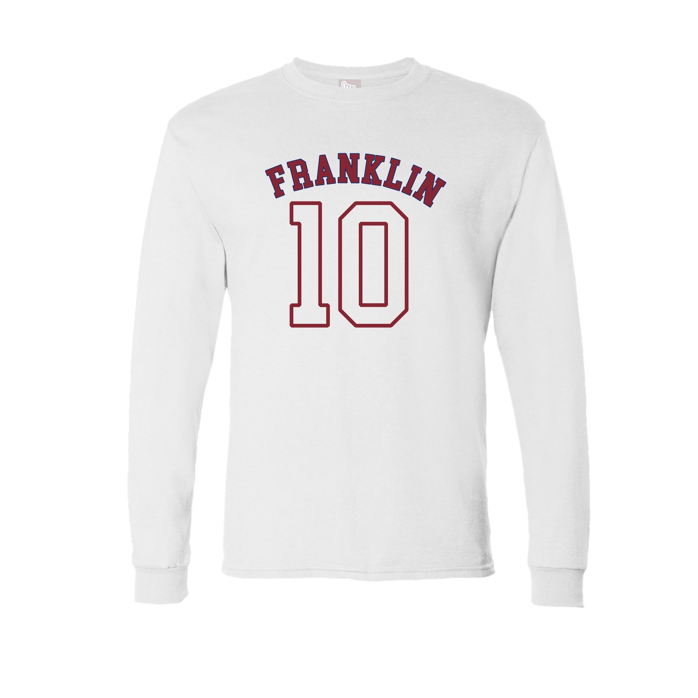 Long Sleeve Tee — Shirsey Arch in White