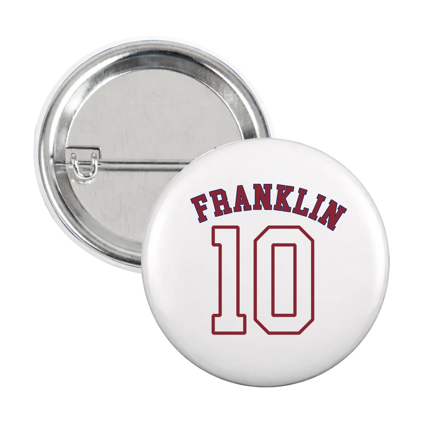 Game Day Button — Shirsey Arch in White