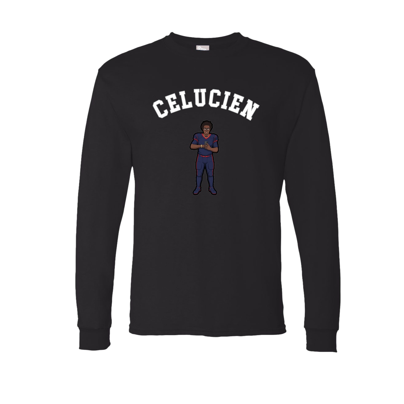 Long Sleeve Tee — Shirsey Arch in Black