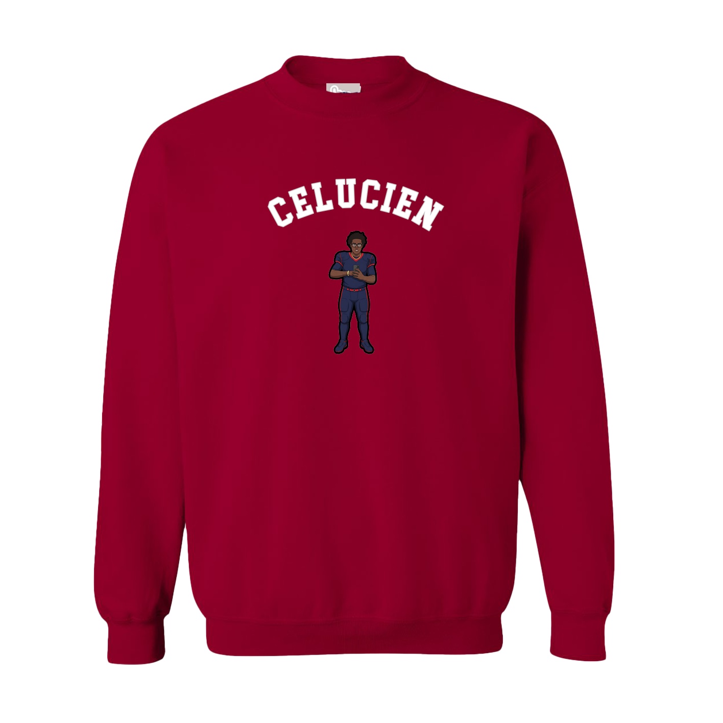 Fleece Crew — Shirsey Arch in Cardinal