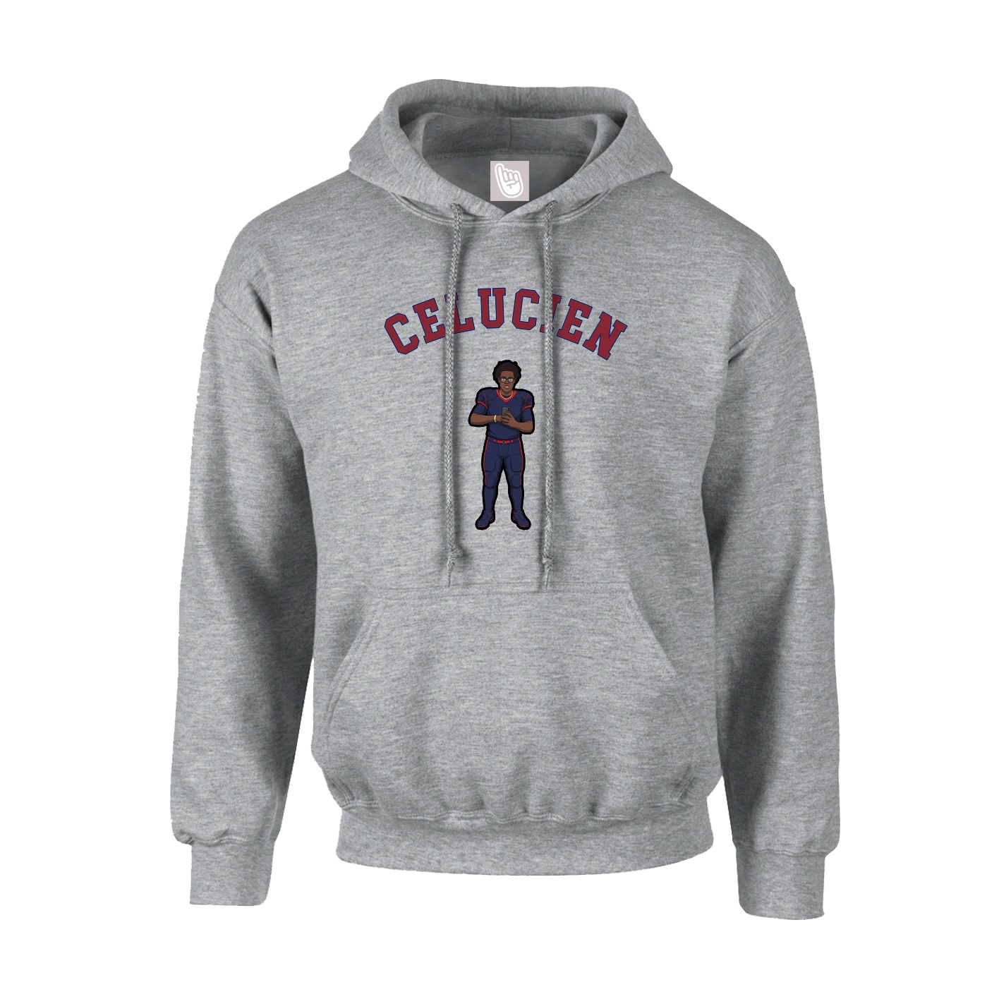 Youth Hoodie — Shirsey Arch in Grey
