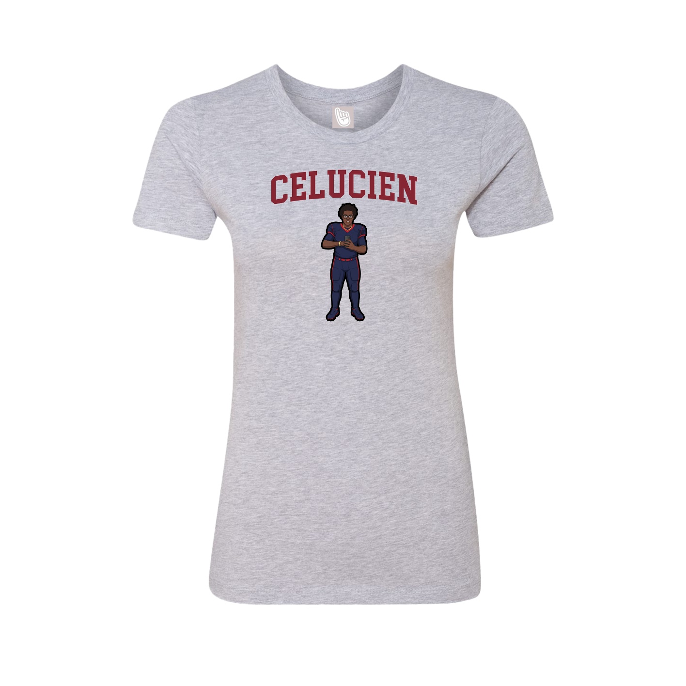 Fitted Women's Tee — Shirsey in Grey