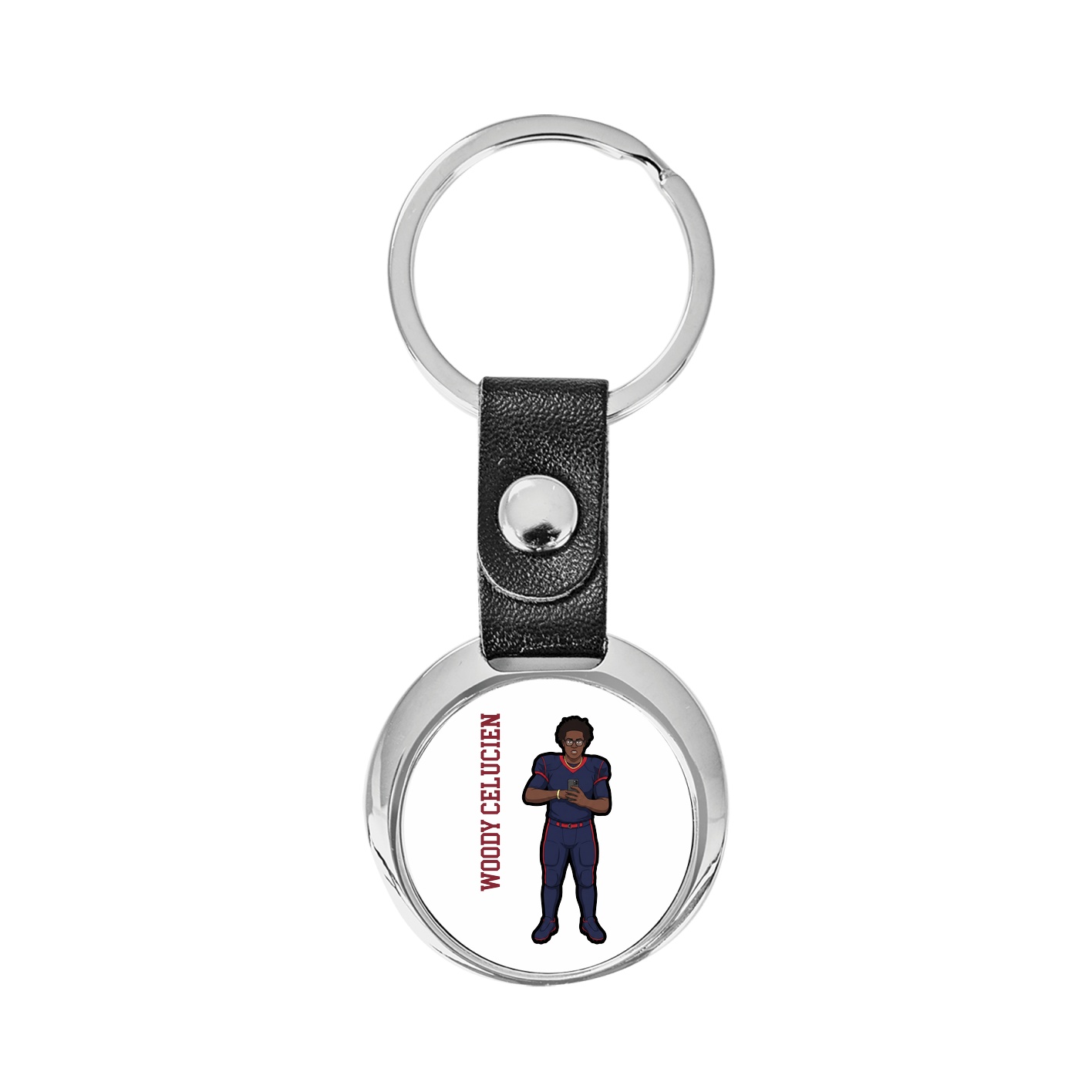 Key Chain — Name Vertical in Classic