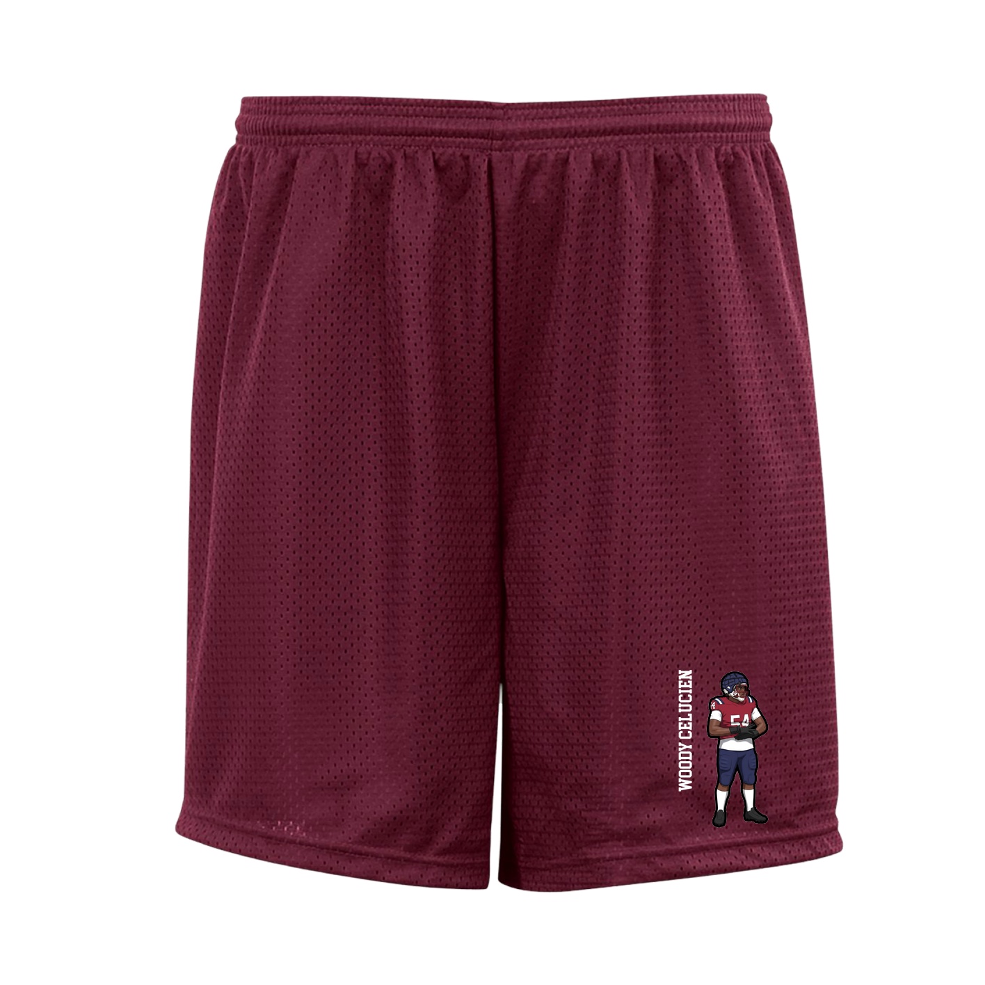 Shorts — Name Vertical in Cardinal